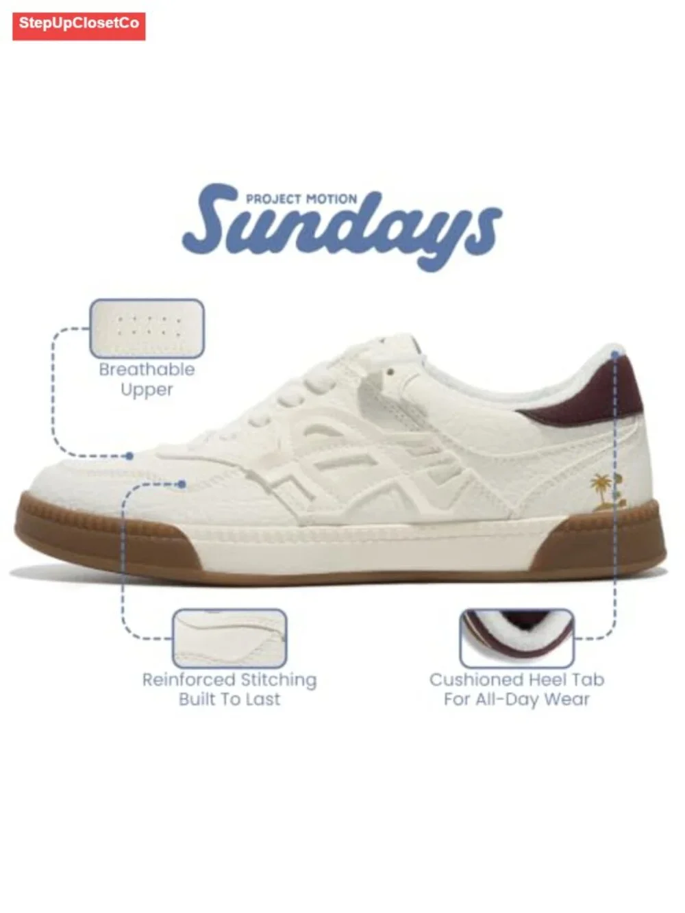 Women's Canvas Platform Sneakers Non-Slip Lightweight Casual Shoes